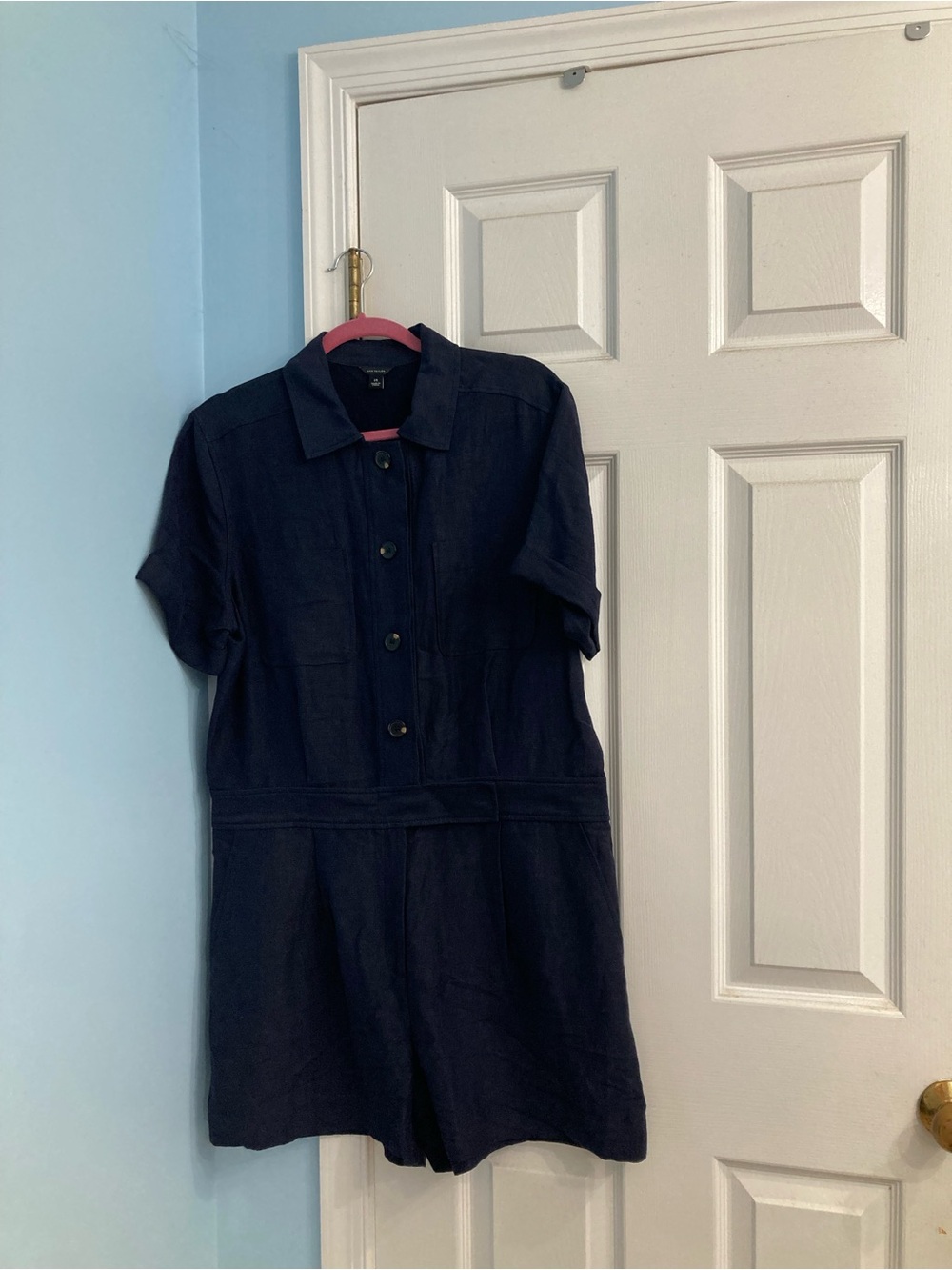 Ann Taylor Navy Romper